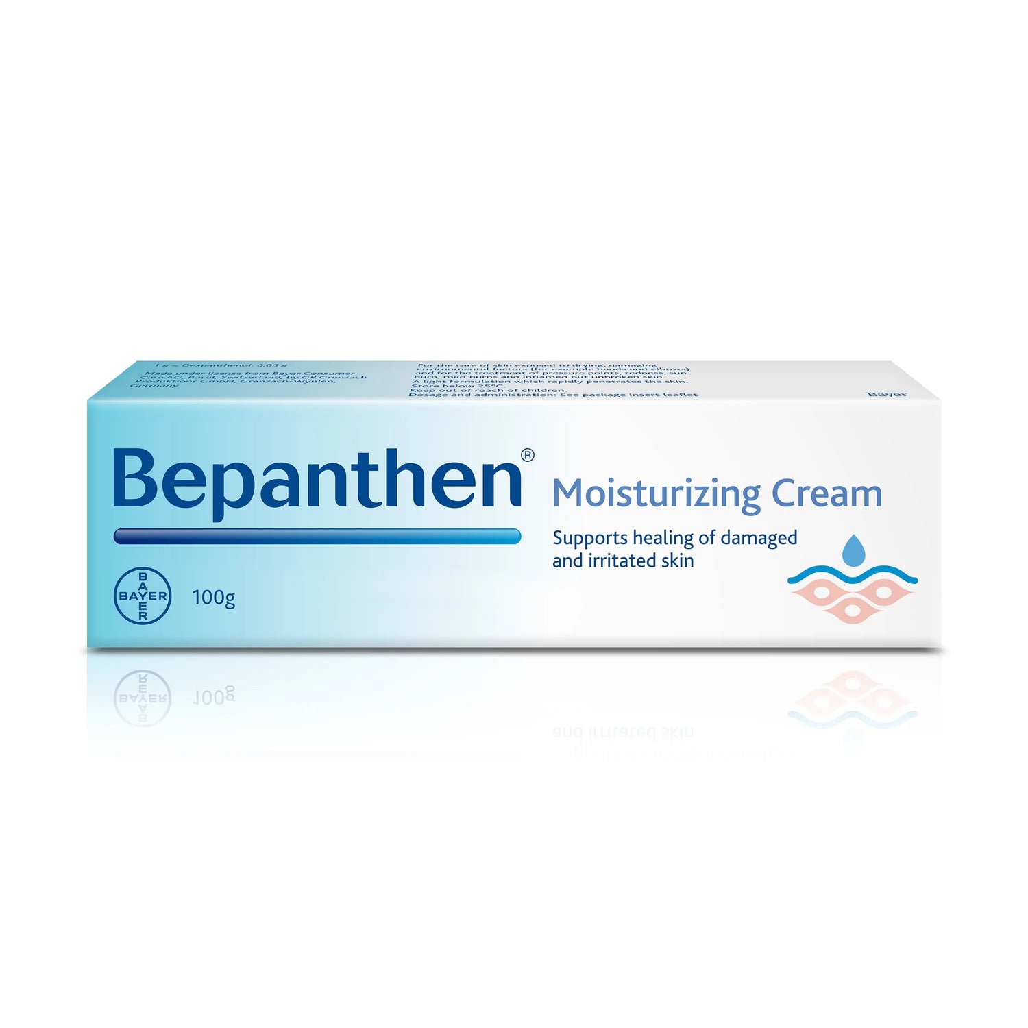 Bepanthen Moisturizing Cream For Dry, Damaged & Irritated Skin 100 g Bepanthen