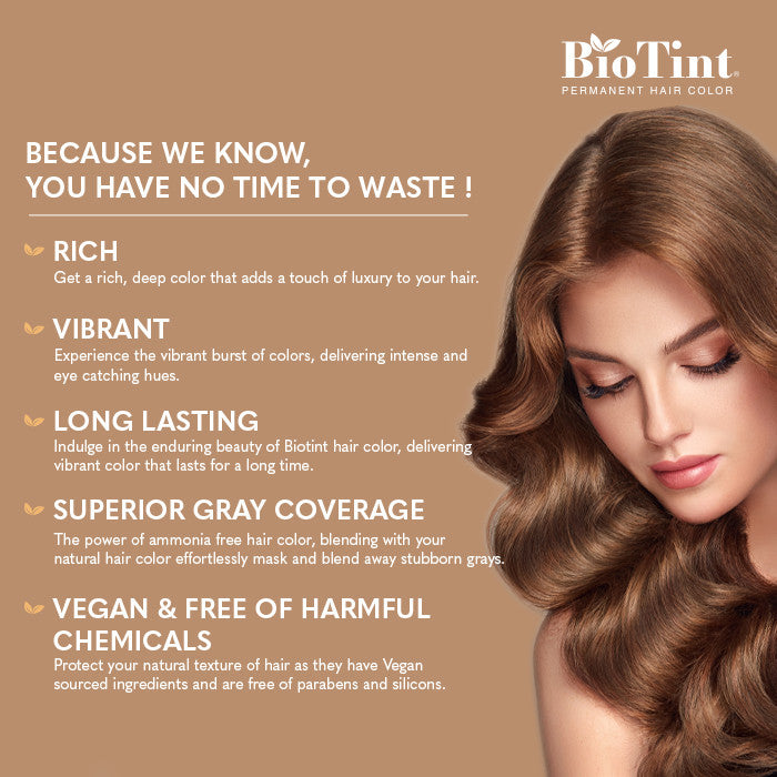 BioTint Permanent Hair Color - 5.0 Light Brown