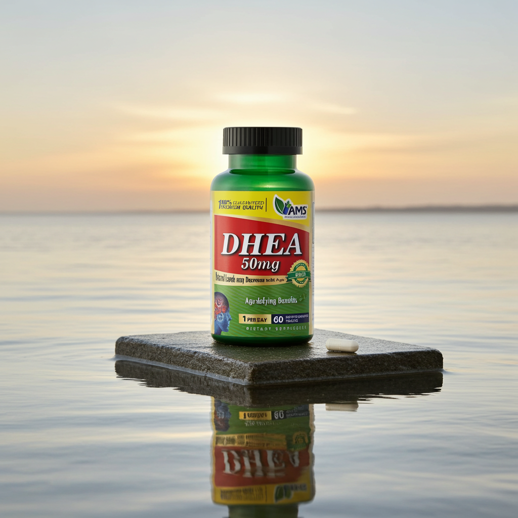 AMS DHEA 50 mg Tablets For Fertility Support, Pack of 60's AMS