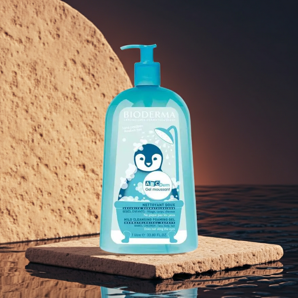 Bioderma ABCDerm Mild Cleansing Foaming Gel For Babies & Children 1 L