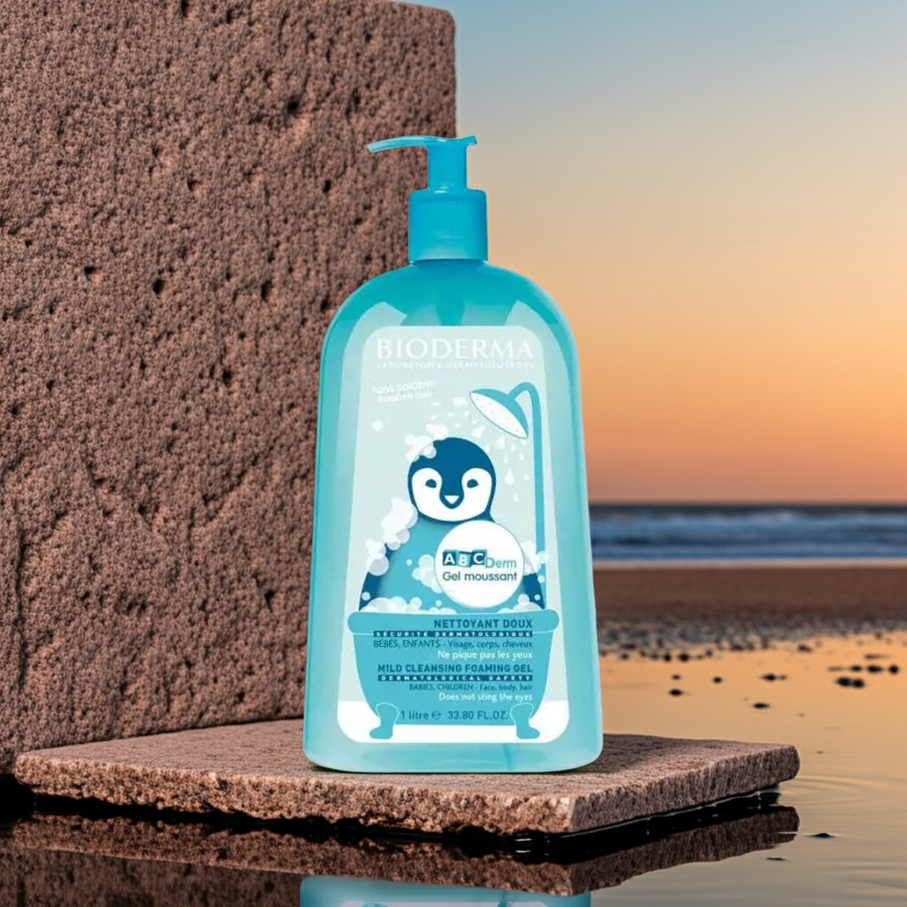 Bioderma ABCDerm Mild Cleansing Foaming Gel For Babies & Children 1 L