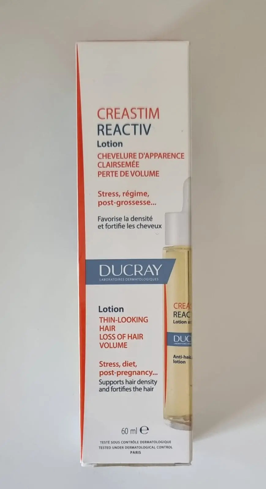 Ducray Creastim Anti-Hair Loss Lotion 2x30ml - New package 60 ML Ducray