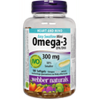 WEBBER NATURALS MINI OMEGA3 300MG SOFTGEL 180s Webber Naturals