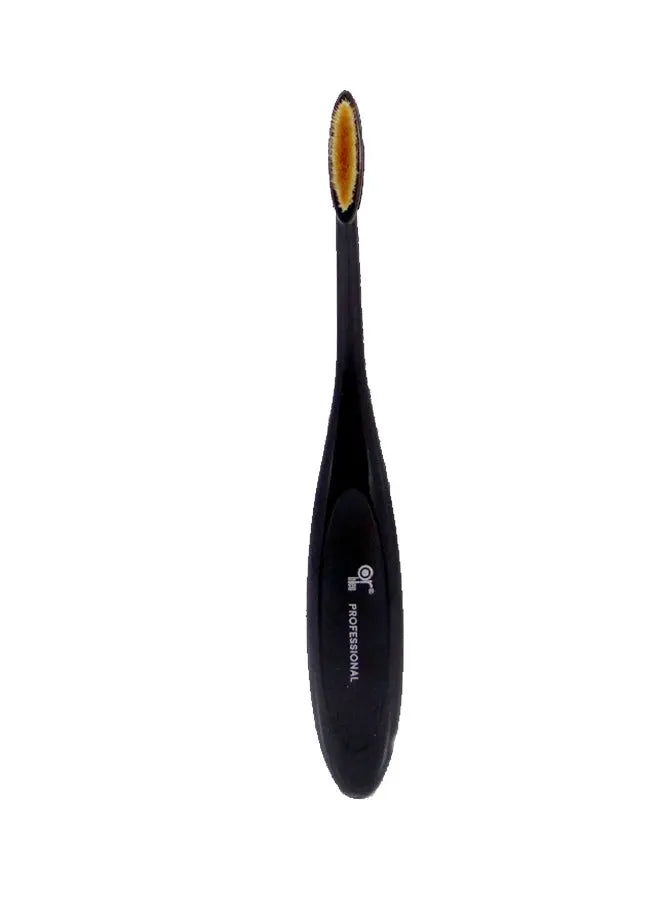 Or Bleu Curved Makeup Brush With Thin Head Black CT-693 Or Bleu