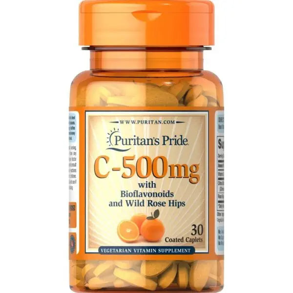Puritans Pride Vitamin C with Bioflavonoids And Rose Hips 30 s Puritans Pride