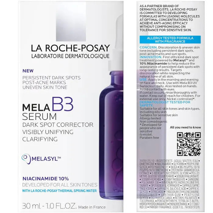 La Roche-Posay Mela B3 Dark Spot Corrector Serum With Melasyl & 10% Niacinamide 30ml La roche posay LRP