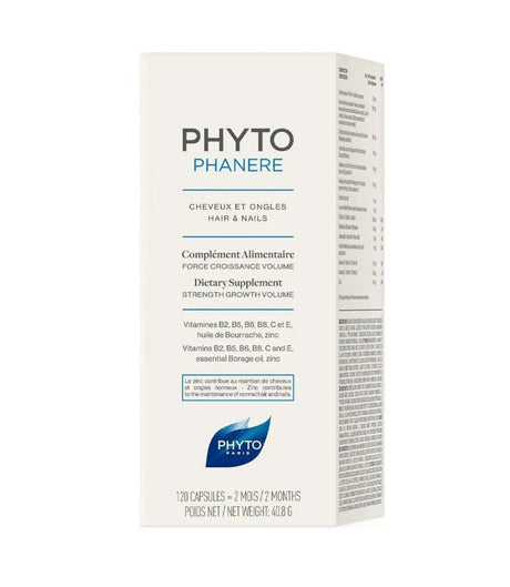 Phyto Phytophanere Hair & Nail Supplement Capsules, Pack of 120's Phyto