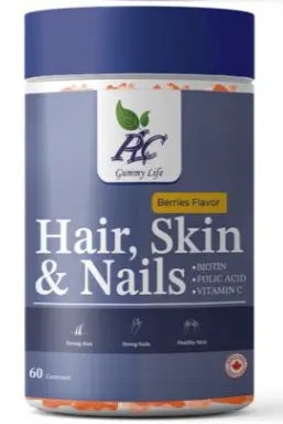 PLC Gummies for Healthy Hair, Skin & Nails. Pack of 60s PLC
