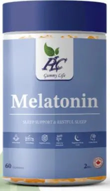 PLC Melatonin Gummies for a better and easier sleep. Pack of 60s PLC