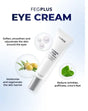 FEGPLUS Anti-Aging Eye Cream with HA & 15% Niacinamide, Eliminate Wrinkles, Eye Bags, Dark Circles, Puffiness,.. UVA & UVB Protection | The best eye cream made in the USA (20ml) FEGPLUS