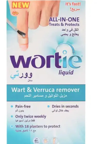 Wortie Liquid Wart & Verruca Remover 5ml WORTI
