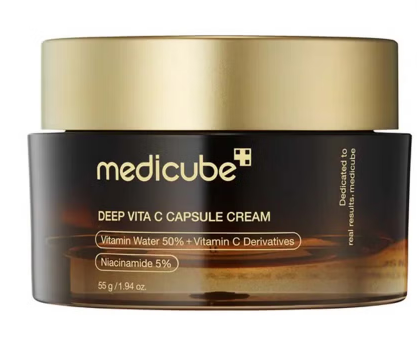 Medicube Deep Vita C Golden Boba Capsule Face Cream For All Skin Types 55g Medicube