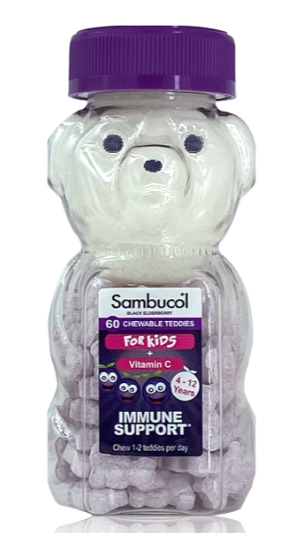 Sambucol Kids Chewable Teddies – 60 Chewable Tablets