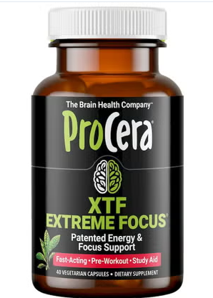 Procera XTF Extreme Focus Supplement Capsules, Pack of 40's