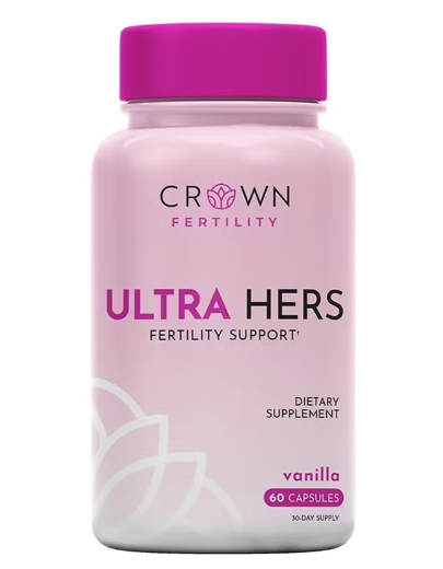 Crown Fertility Ultra Hers – Female Fertility Support Capsules, Pack of 60's