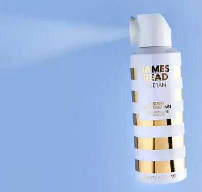 James Read Instant Bronzing Mist For Face & Body Self Tanning 200ml James Read