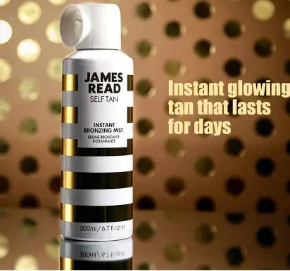 James Read Instant Bronzing Mist For Face & Body Self Tanning 200ml James Read