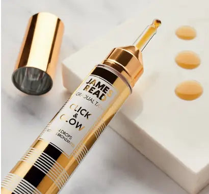James Read Click & Glow Gradual Face Tanning Gel Drops 15ml James Read