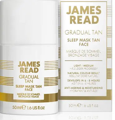 James Read Gradual Sleep Mask Tan For Overnight Face Self Tanning Gel 50ml James Read