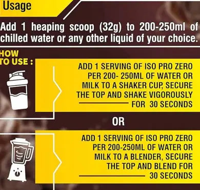 Healthfarm ISO Pro Zero Whey Protein Isolate Powder, Triple Chocolate 2kg - 62 Servings Healthfarm