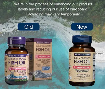 Wiley's Finest Prenatal DHA Fish Oil Softgels, Pack of 60's Wiley's Finest