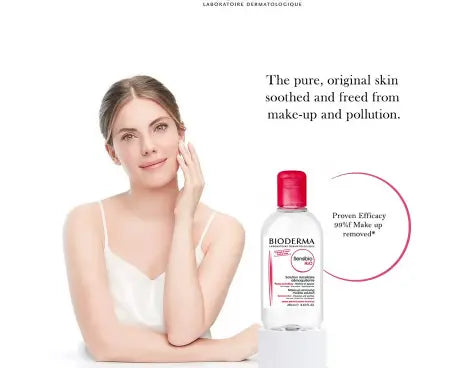 Bioderma Sensibio H2O Cleansing & Make up Removing Micellar Water with Pump 500ml Bioderma