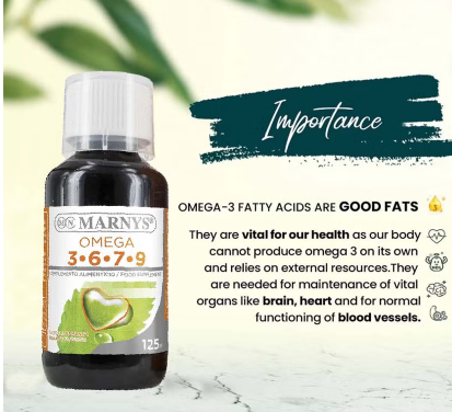 مارنيز أوميجا 3-6-7-9 سائل 125 مل