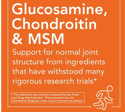 Now Glucosamine & Chondroitin Capsules 90s
