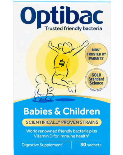 Optibac Probiotic Sachets For Babies & Children, 0-12 Years - Pack of 30's