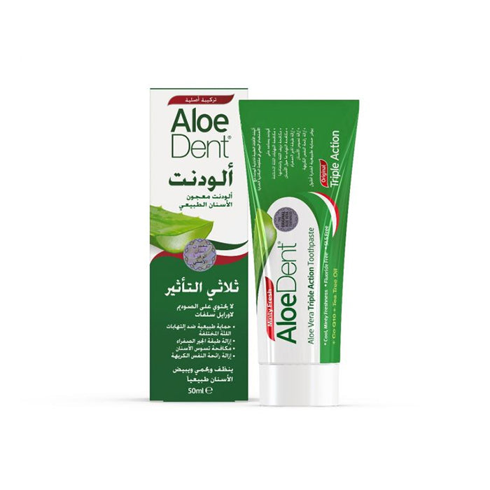 Aloe Dent Toothpaste Triple Action - 50 ml