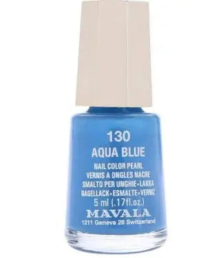 Nail Polish 130 Aqua Blue Mavala