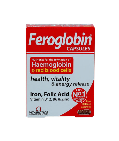 Vitabiotics Feroglobin Capsules 30s vitabiotics
