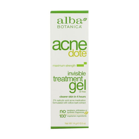 Alba Botanica Acnedote Invisible Treatment Gel 14 g