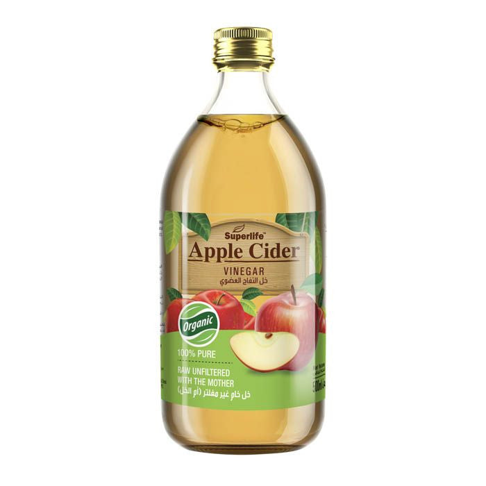 Superlife Organic Apple Cider Vinegar - 500 ml