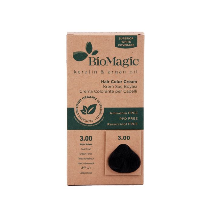 BioMagic Hair Color - 3 Dark Brown