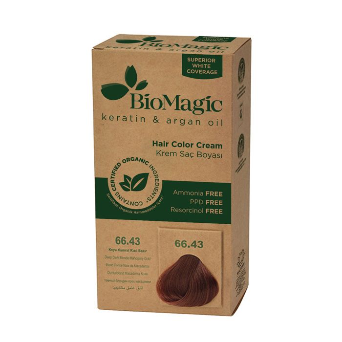 BioMagic Hair Color - 66.43 Deep Dark Blonde M Gold
