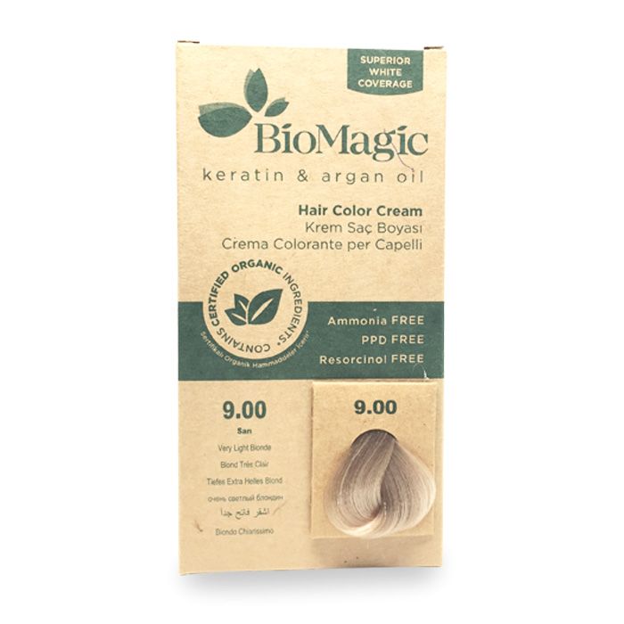 BioMagic Hair Color - 9 Very Light Blonde