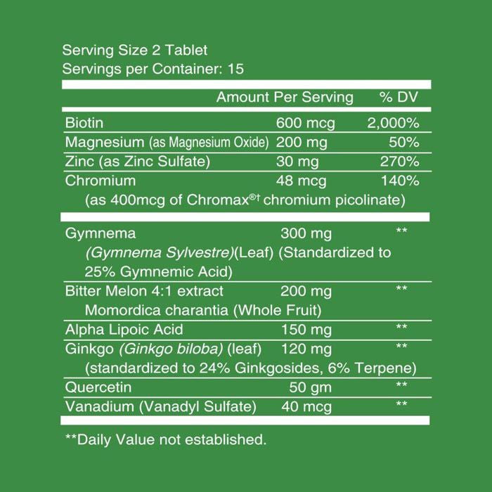 Nutritionl Blood Sugar Balance Tablets 30's