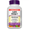 NATURALS COQ10 OMEGA 3 100/450MG SOFTGEL 30s Webber Naturals