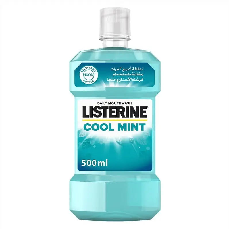 Listerine Cool Mint Mouthwash 500ml Listerine