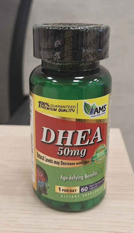 AMS DHEA 50 mg Tablets For Fertility Support, Pack of 60's AMS