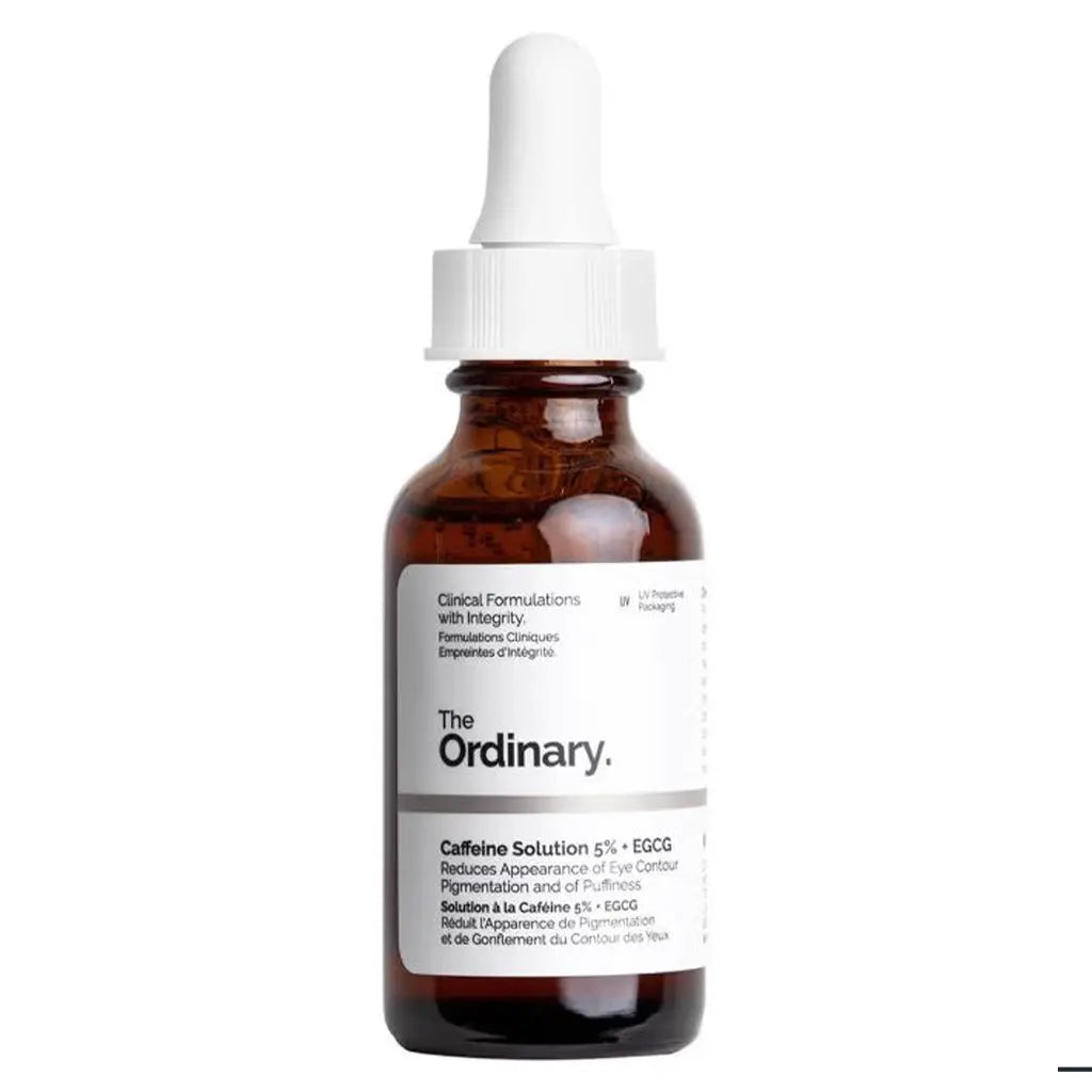 The Ordinary Caffeine Solution 5% & EGCG Water Based Eye Serum Undereye Puffiness & Pigmentation 30ml The Ordinary