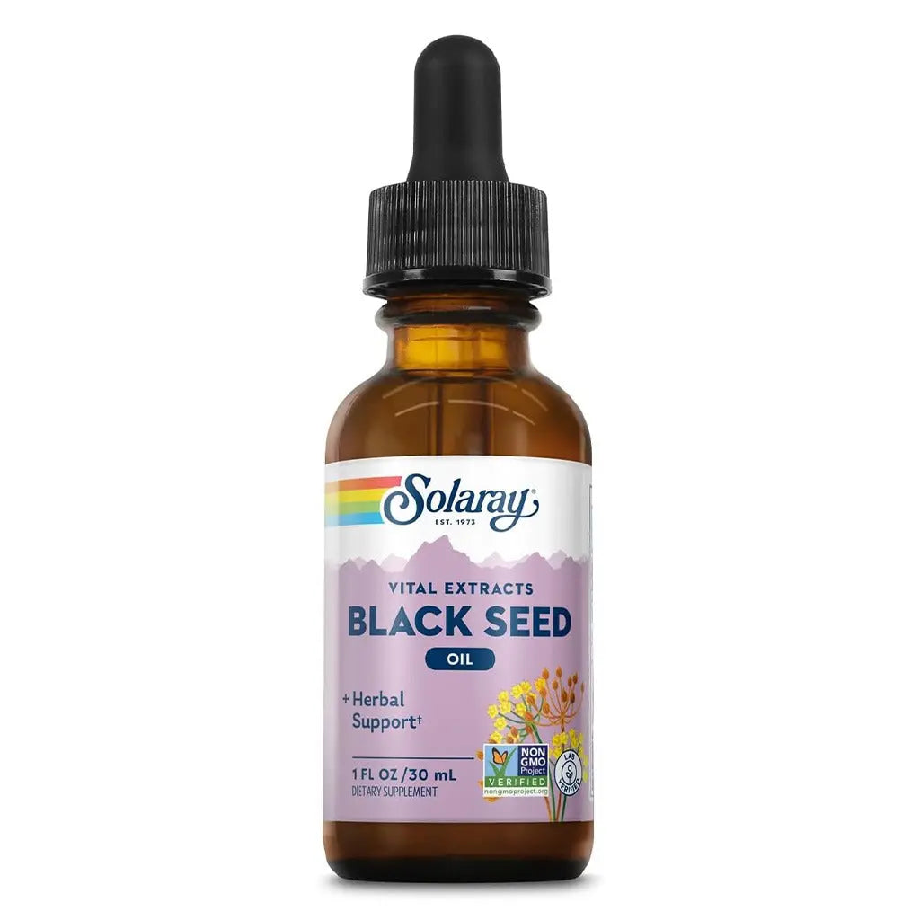 Solaray Cold Pressed Black Seed 7% Thymoquinone Oil 30ml Solaray