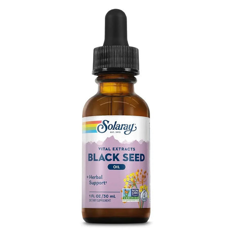 Solaray Cold Pressed Black Seed 7% Thymoquinone Oil 30ml Solaray