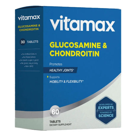 Vitamax Glucosamine + Chondroitin Tablets For Joint Health, Pack of 60's Vitamax