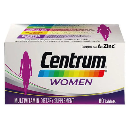 Centrum Women's Multivitamin Supplement Tablets, Pack of  60's Centrum