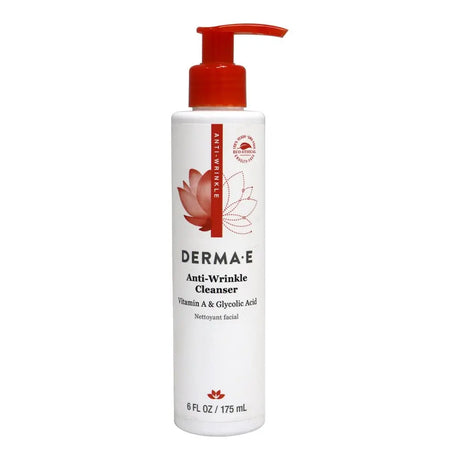 Derma E Anti-Wrinkle Vitamin A Glycolic Cleanser 175 mL Derma E