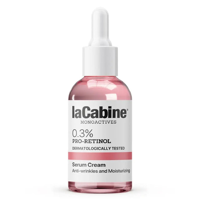 LaCabine Monoactives 0.3% Pro-Retinol Anti-Wrinkle Serum Cream For All Skin Types 30ml LaCabine