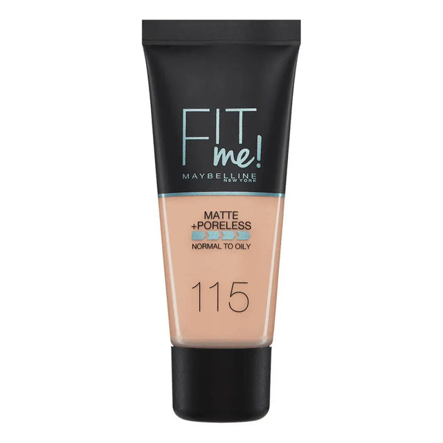 Maybelline Fit Me Matte + Poreless Foundation 115 Ivory 30 mL Maybelline