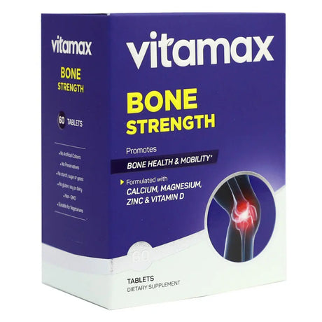 Vitamax Bone Strength Tablets For Bone Health & Mobility, Pack of 60's Vitamax